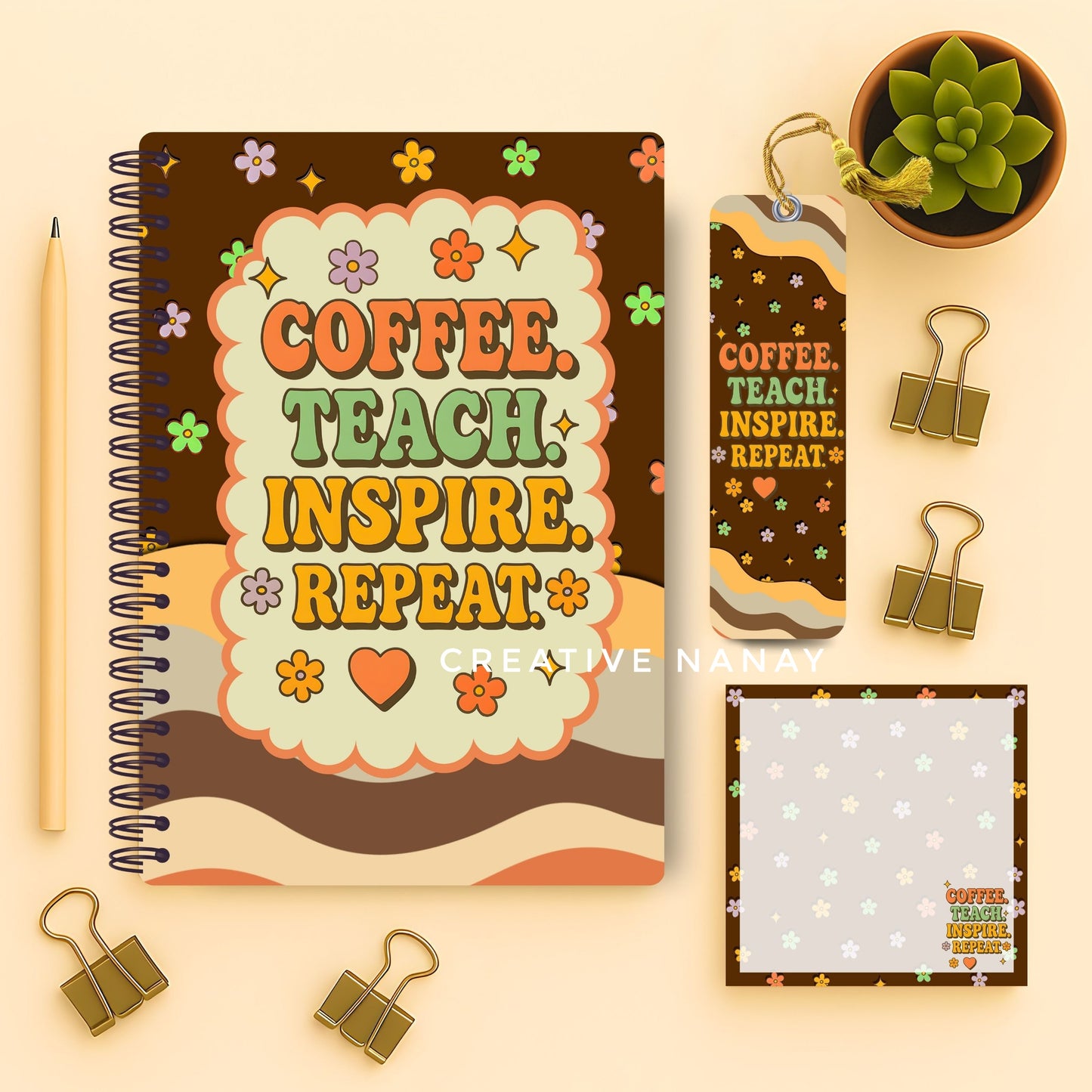 Retro Teacher's Day Set