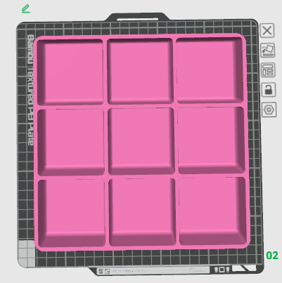 GRID TRAY STL FILE