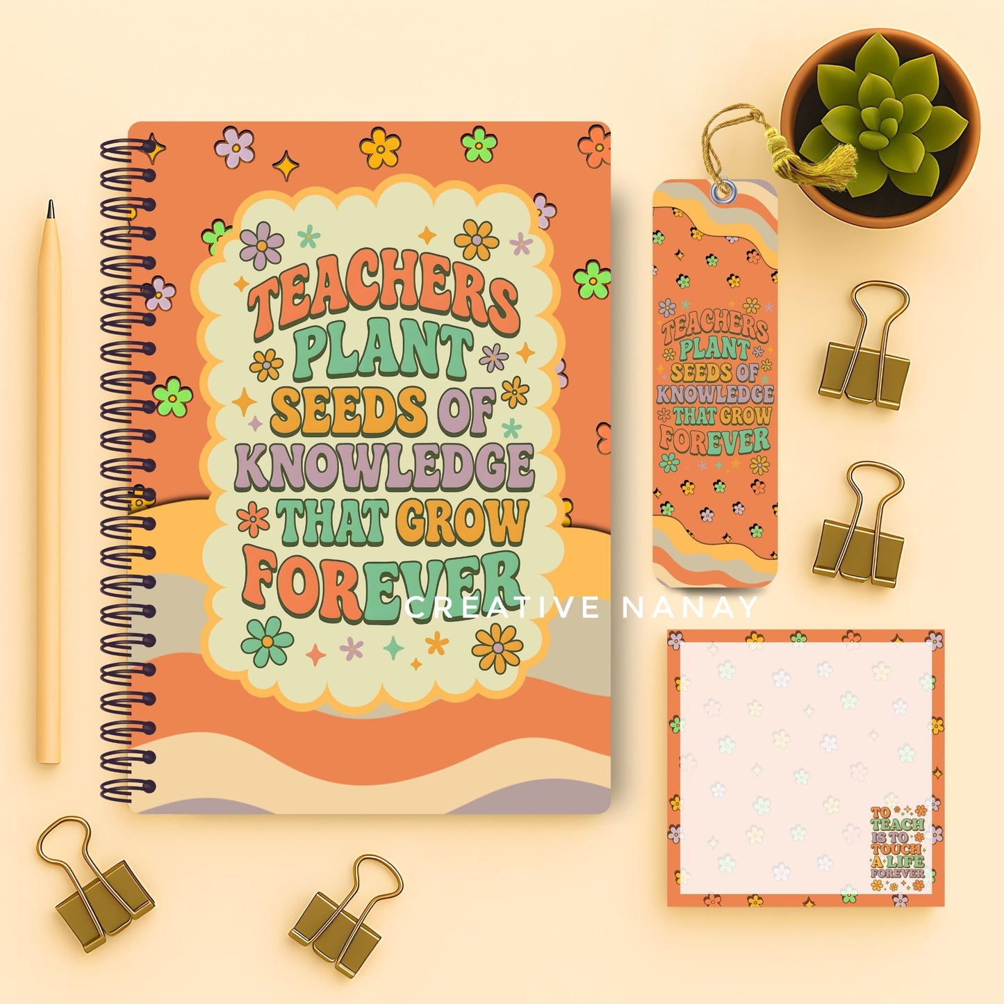 Retro Teacher's Day Set