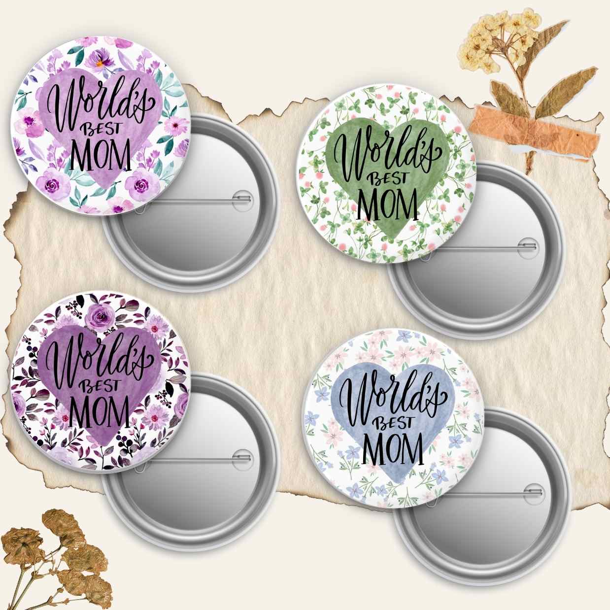 Mother's day Badge Pin
