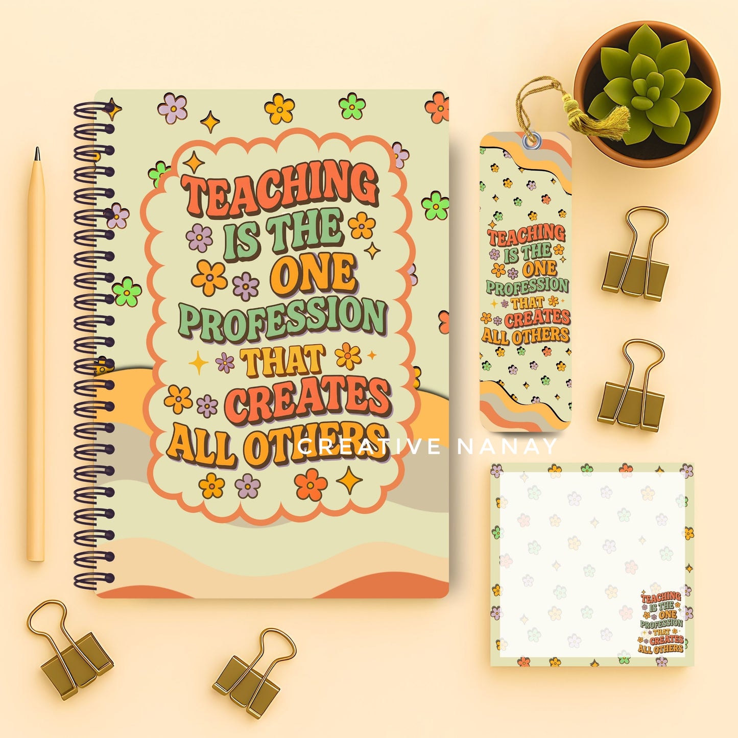 Retro Teacher's Day Set