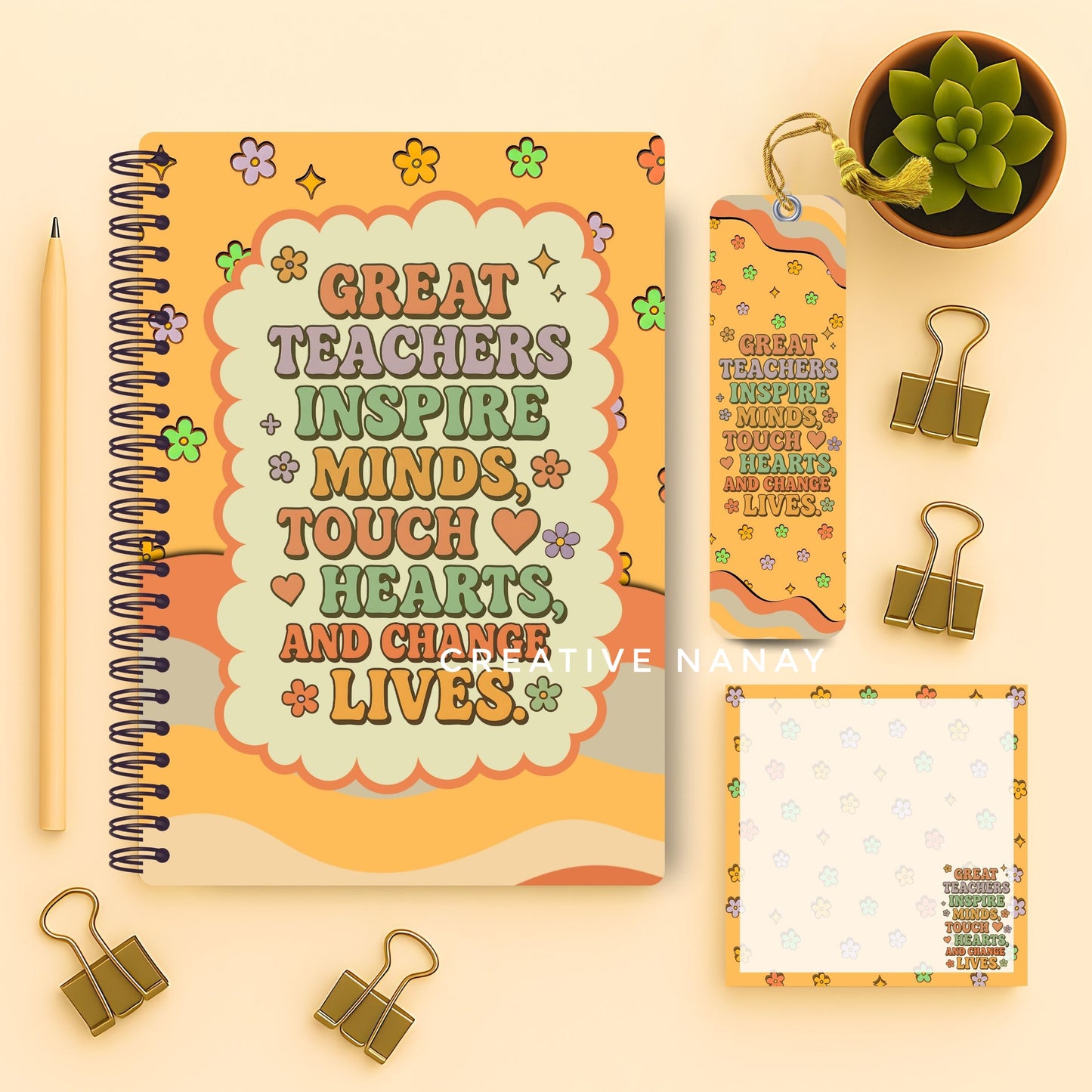 Retro Teacher's Day Set