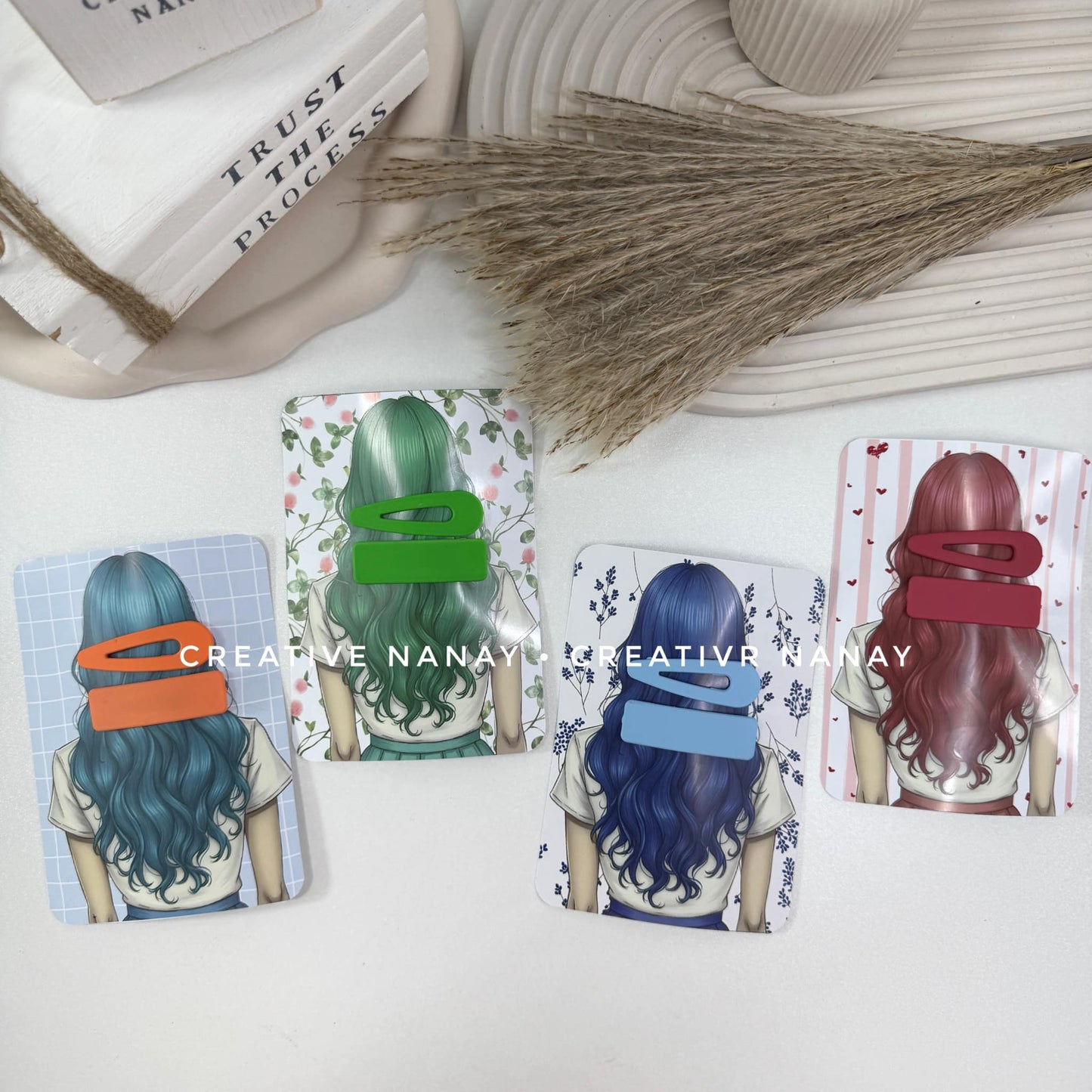 Hair Clip/Clamp Backcard