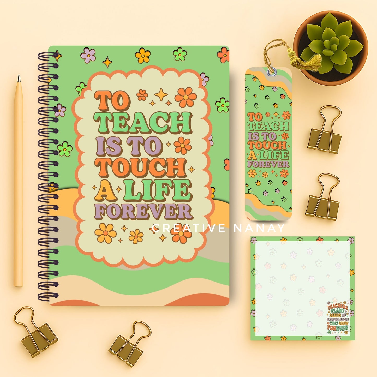 Retro Teacher's Day Set