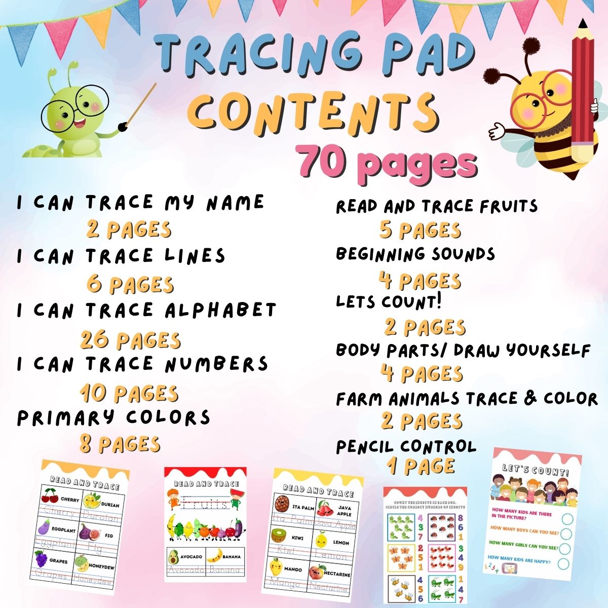 Writing/Tracing Activity A4