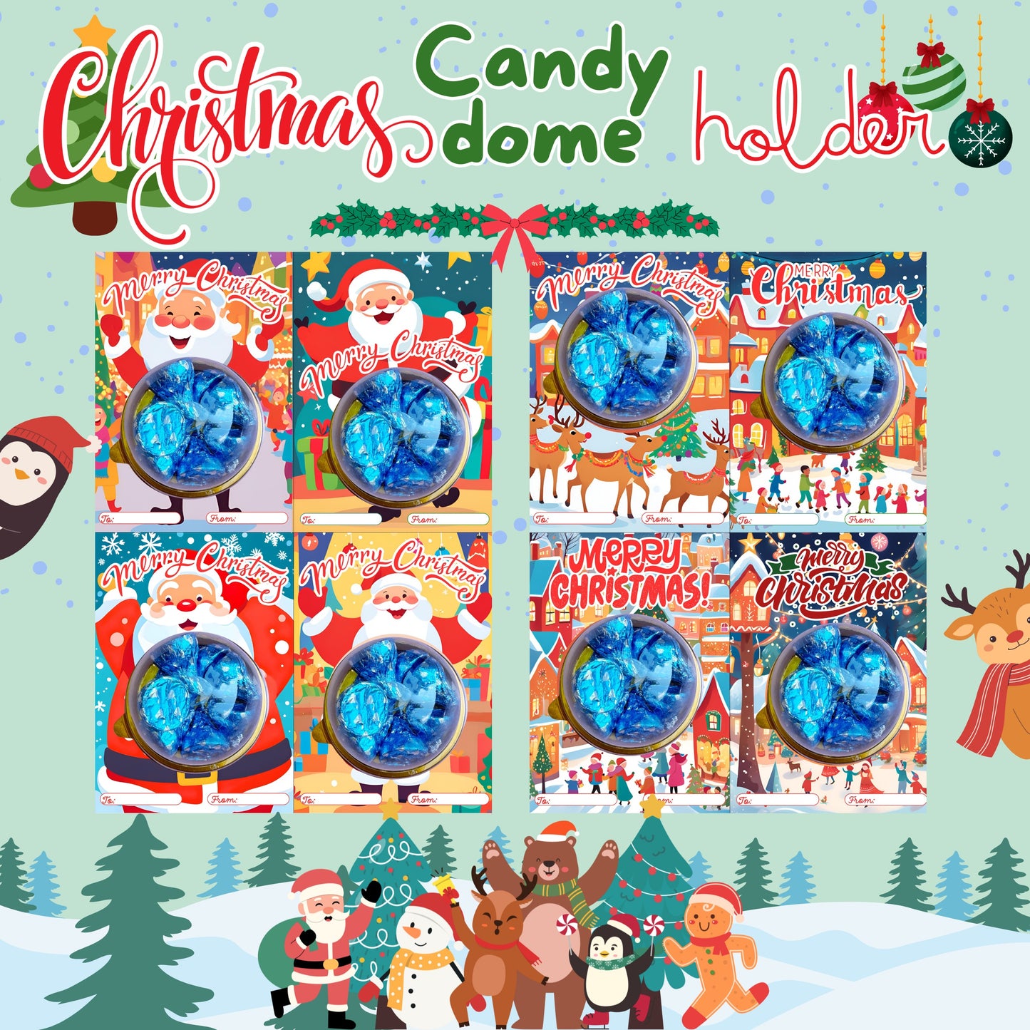 Christmas Candy Dome