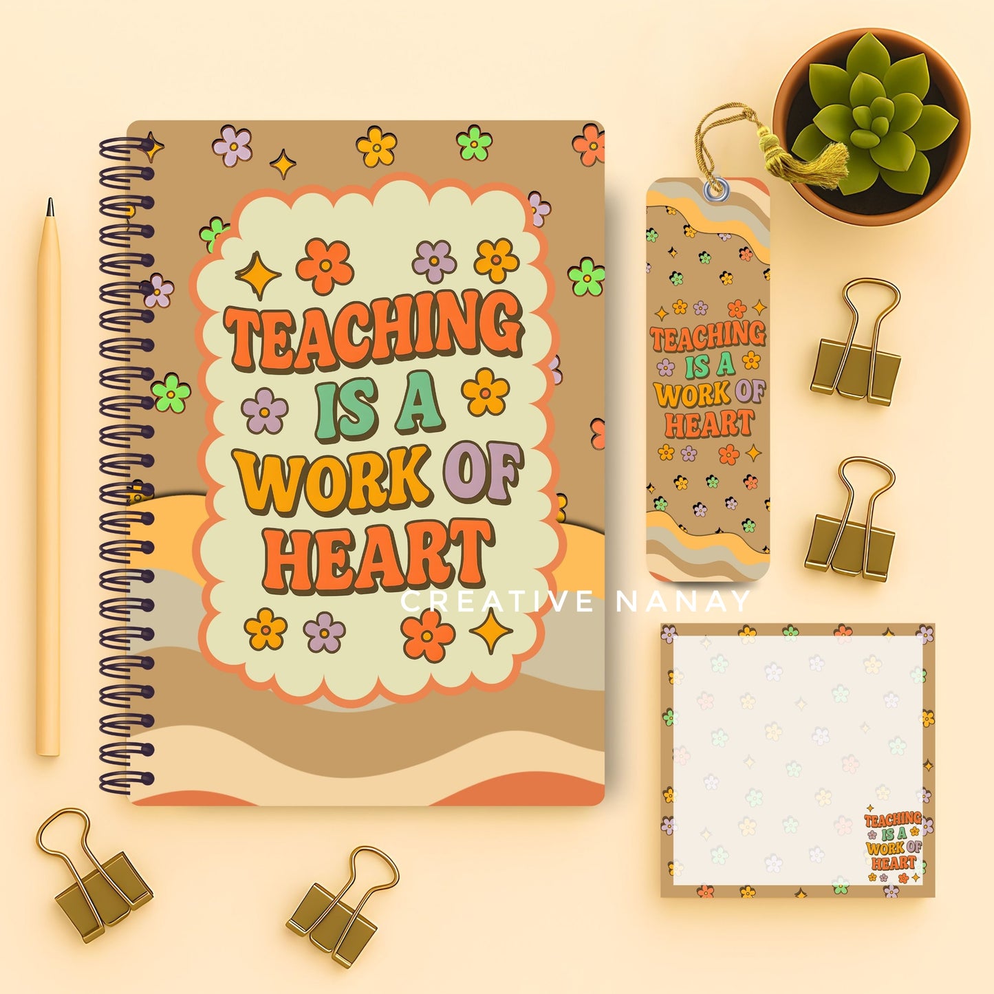 Retro Teacher's Day Set