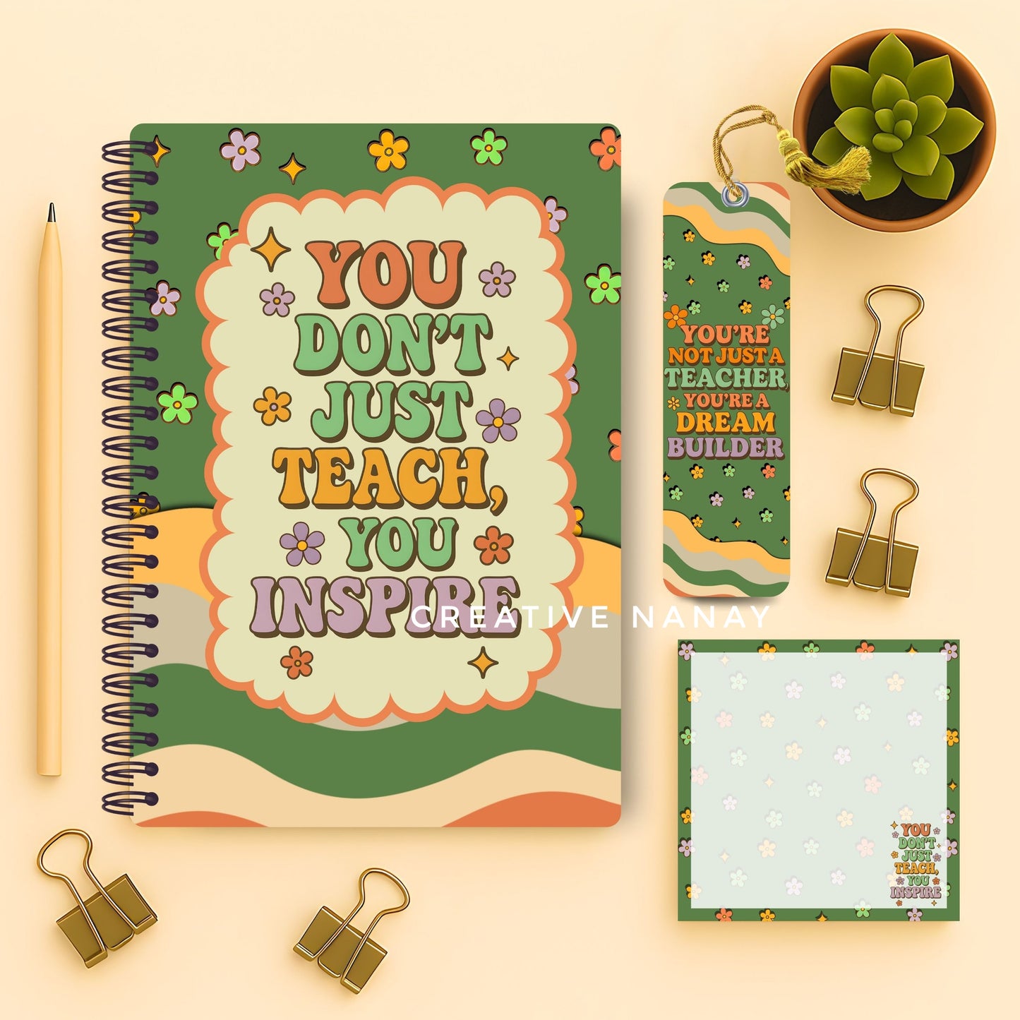 Retro Teacher's Day Set