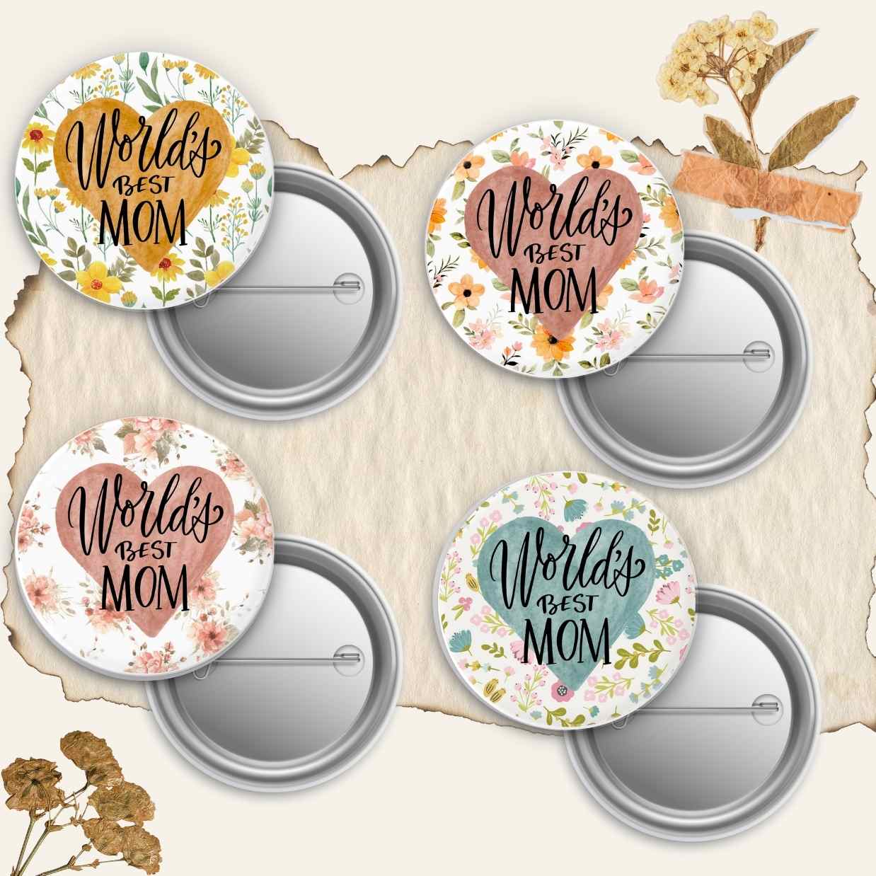 Mother's day Badge Pin