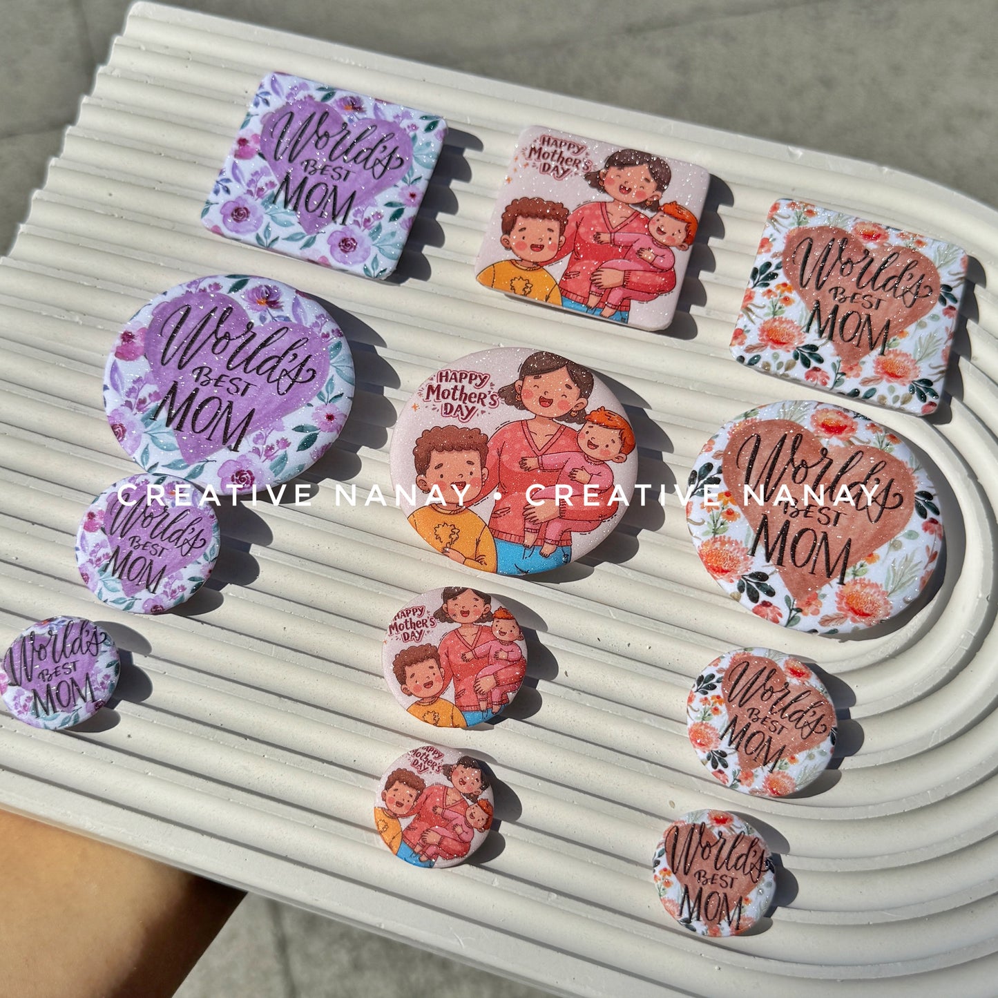 Mother's day Badge Pin