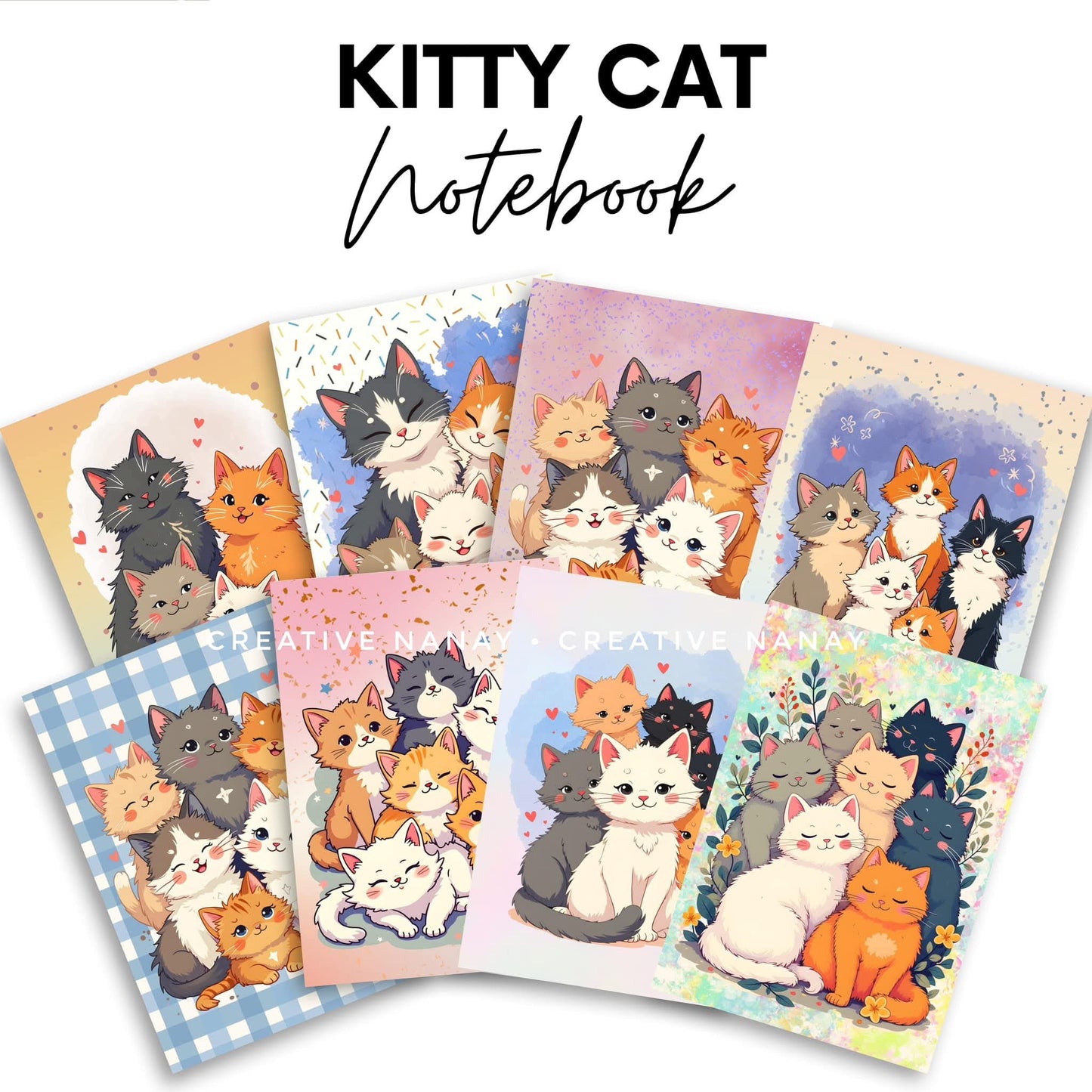 Notebook Cover with Lines