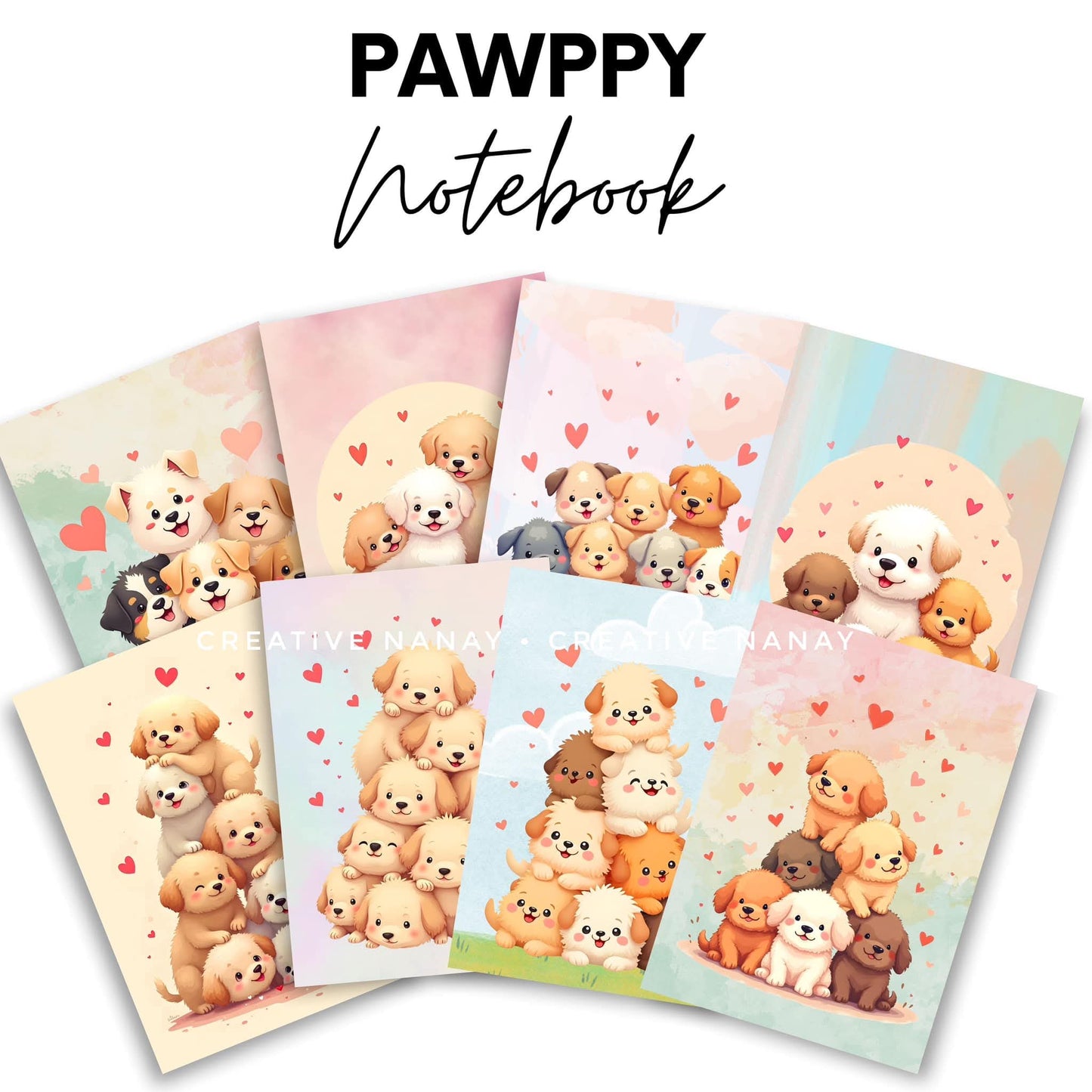 Notebook Cover with Lines