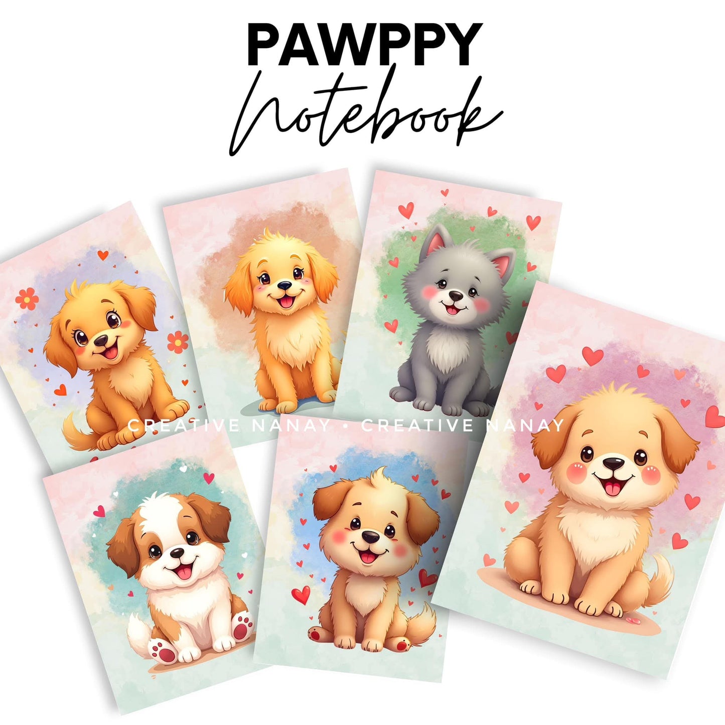 Notebook Cover with Lines