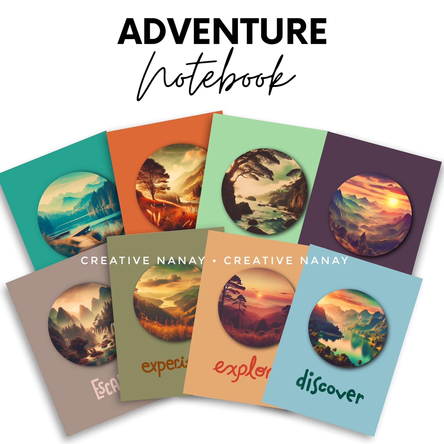 Notebook Cover with Lines