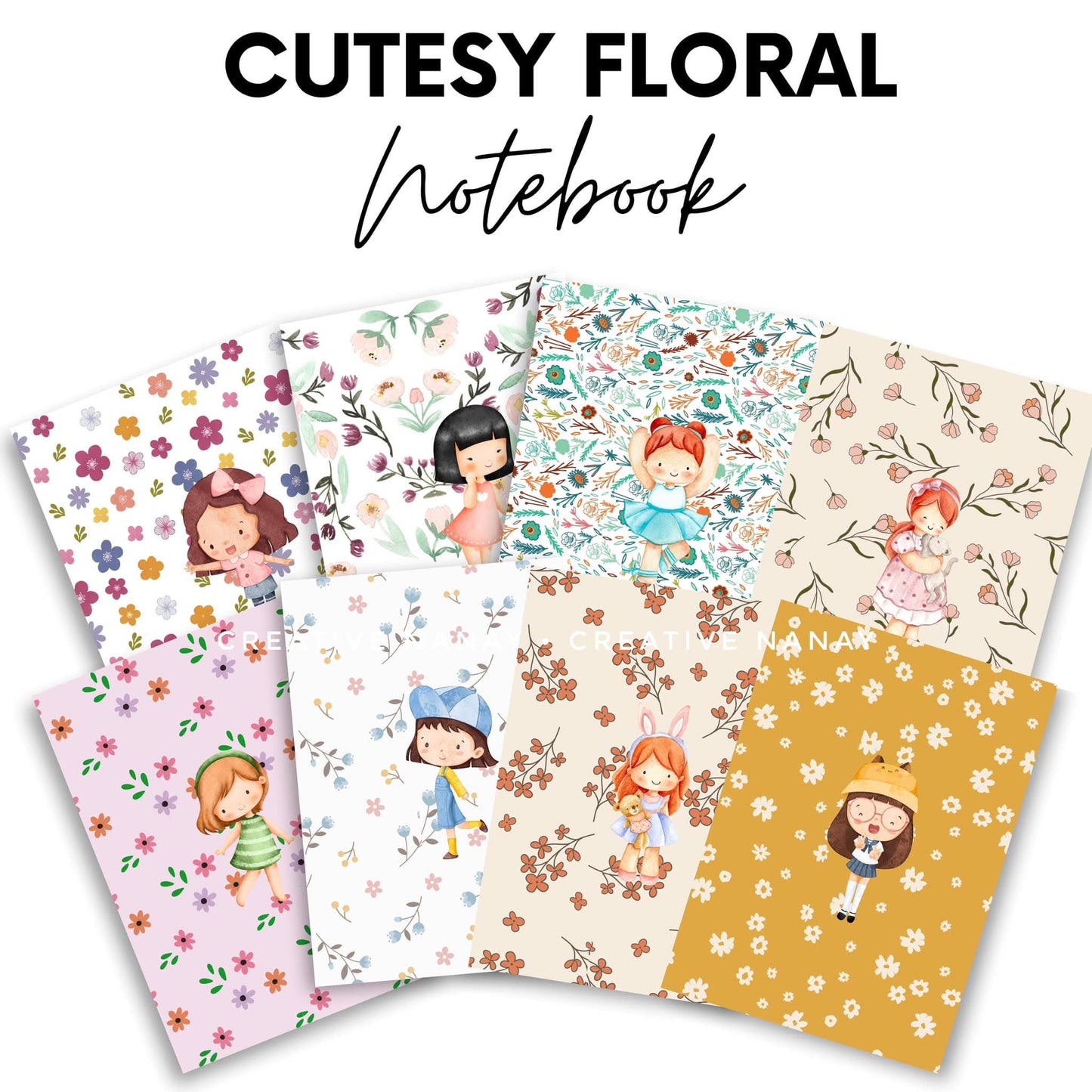 Notebook Cover with Lines