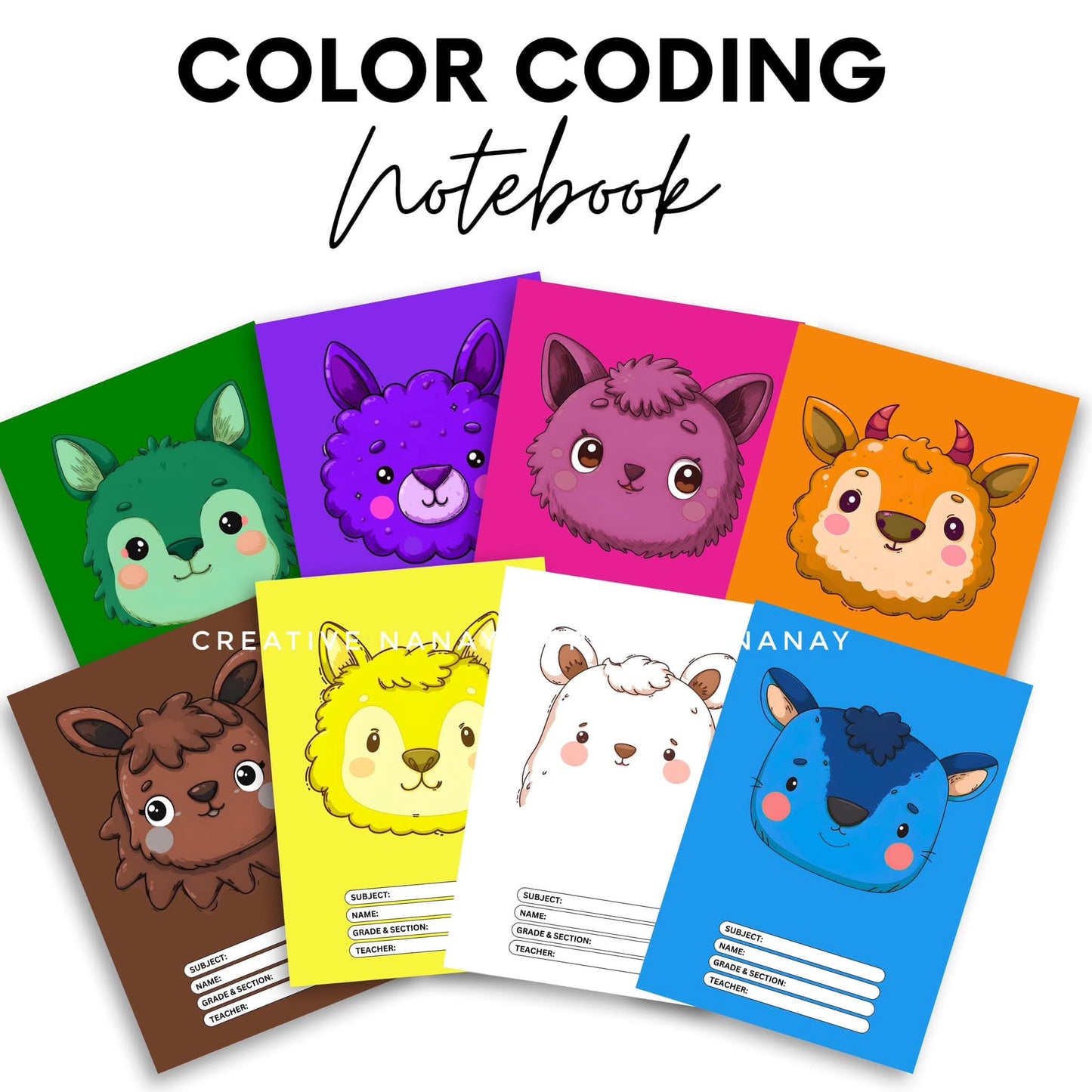 Notebook Cover with Lines