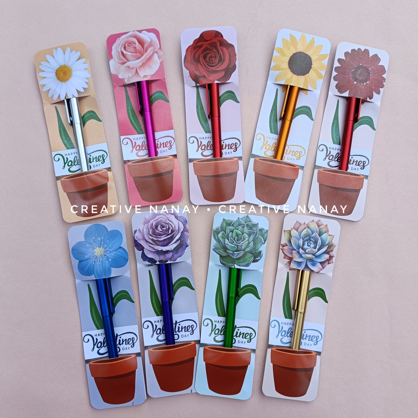 Valentines day - Pen/Choco Sleeves