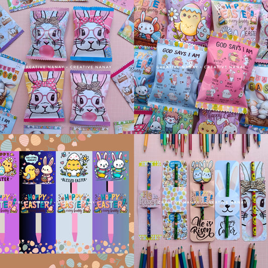 Easter Bundle (chipbag & choco/pensleeves)