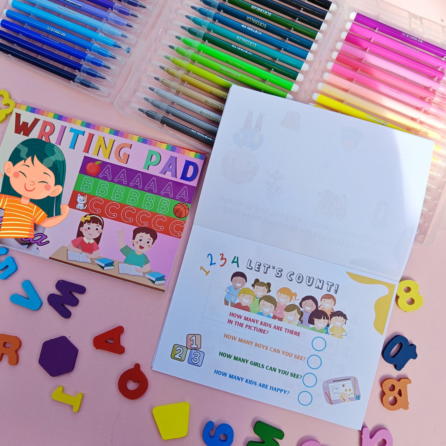 Writing Tracing pad a5 size