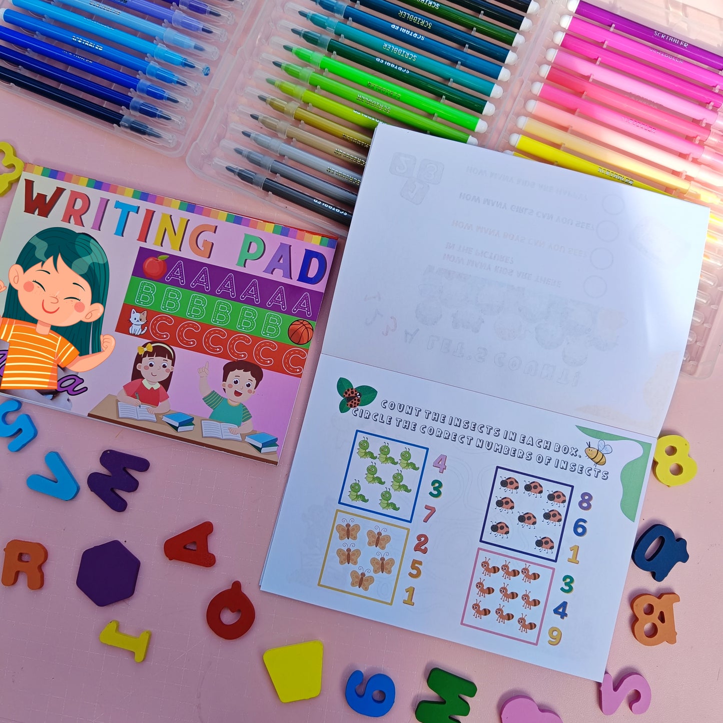 Writing Tracing pad a5 size