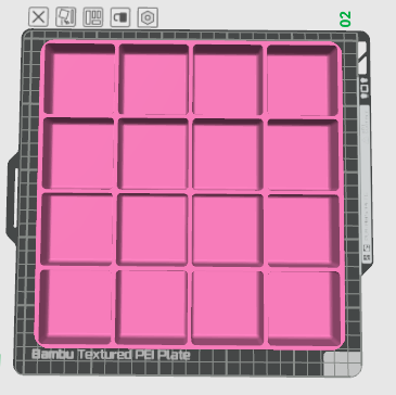 GRID TRAY STL FILE