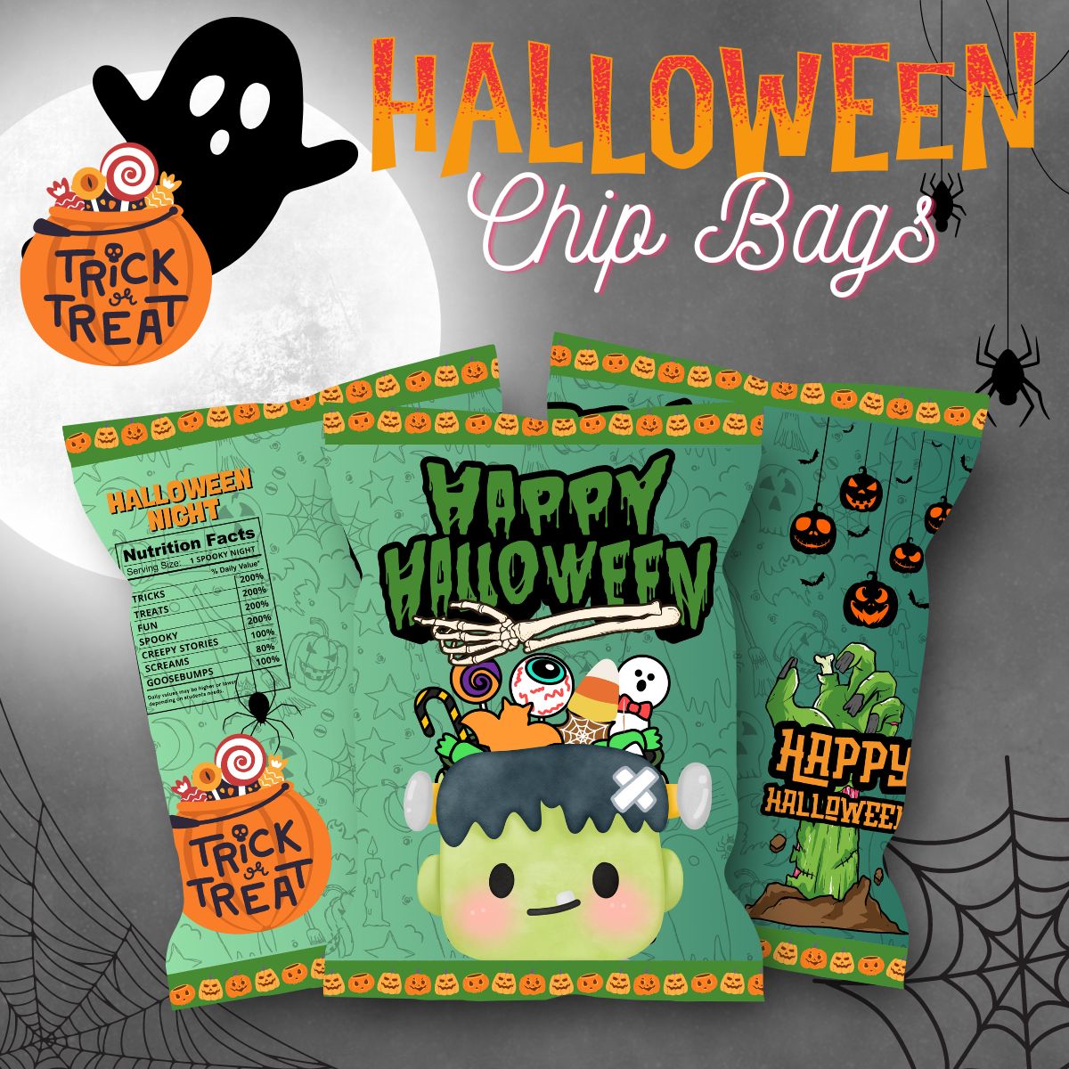 HALLOWEEN - CHIP BAGS