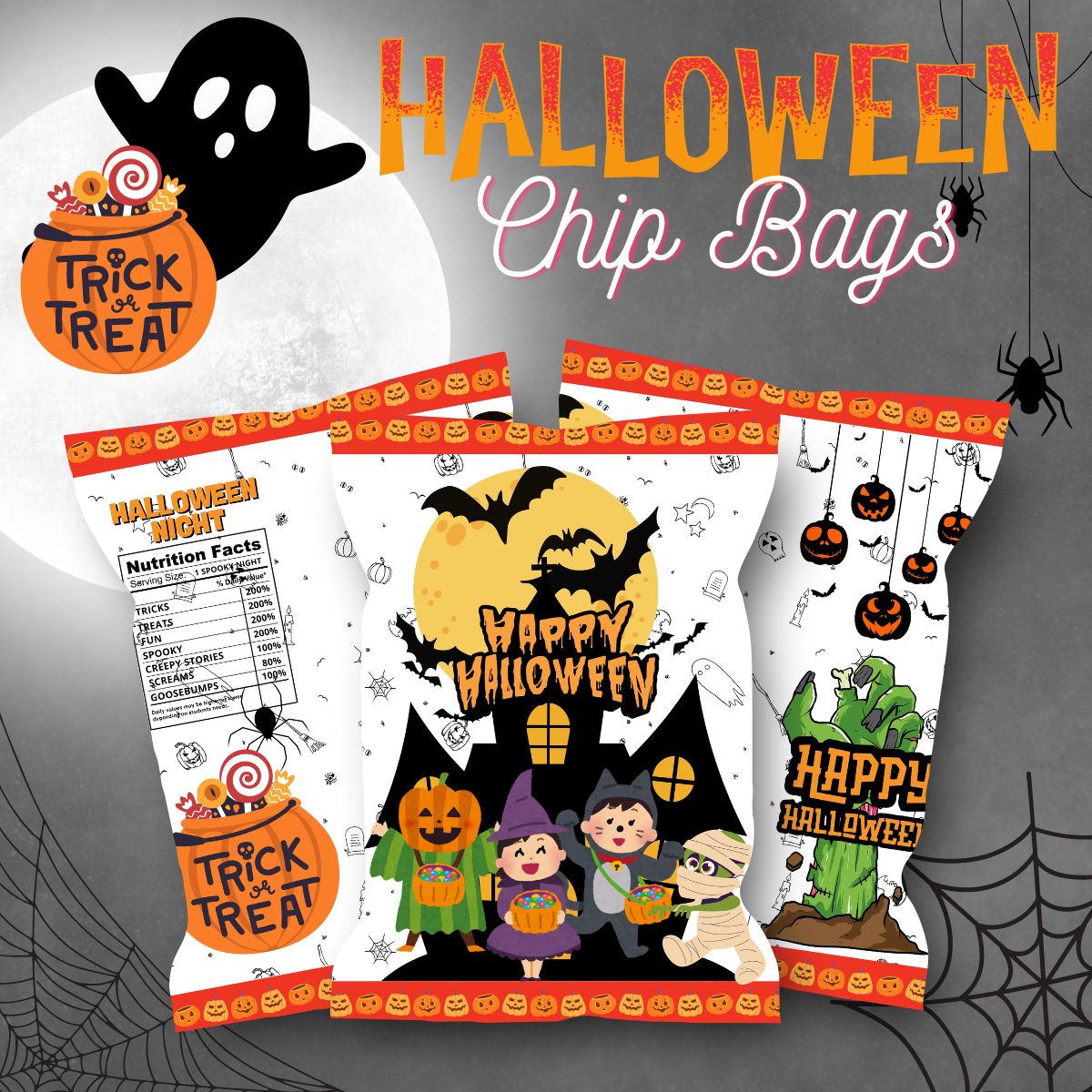 HALLOWEEN - CHIP BAGS