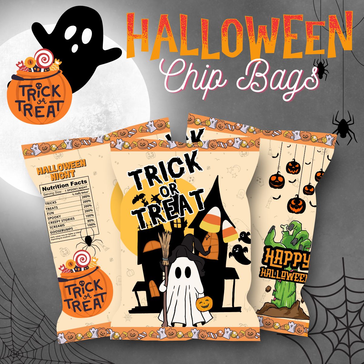 HALLOWEEN - CHIP BAGS