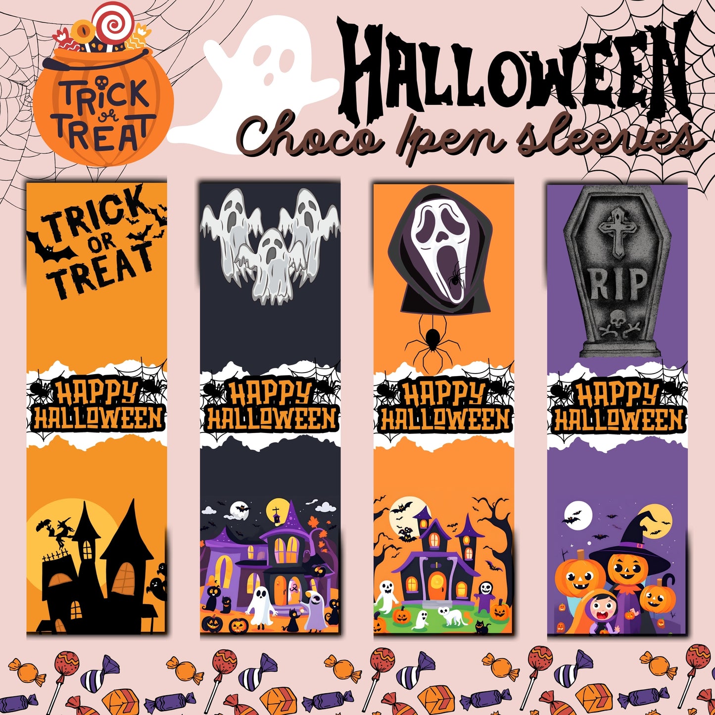 HALLOWEEN - Choco/Pen Sleeves