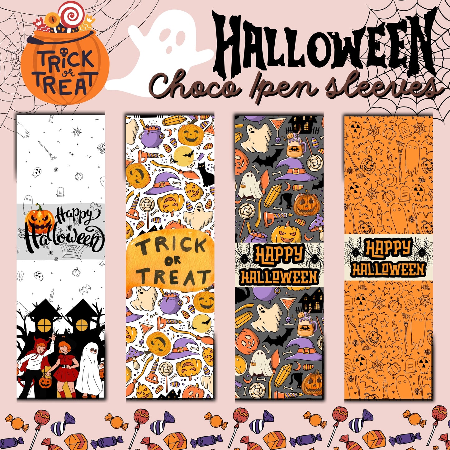 HALLOWEEN - Choco/Pen Sleeves