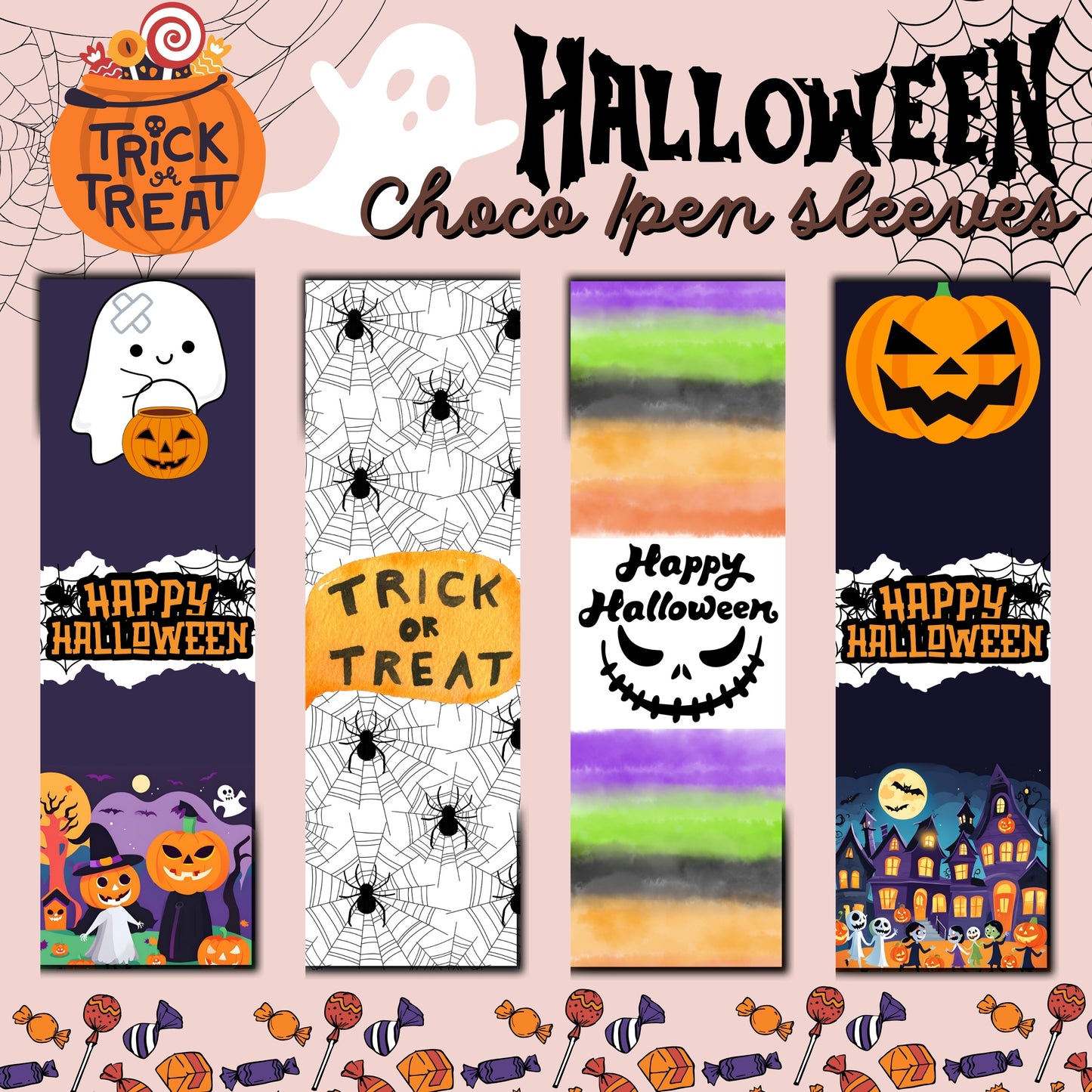 HALLOWEEN - Choco/Pen Sleeves