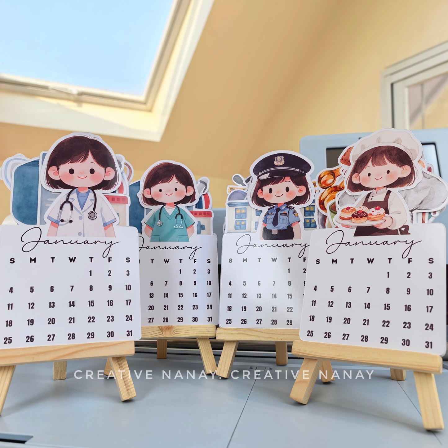 2026 Professions Mini Calendar